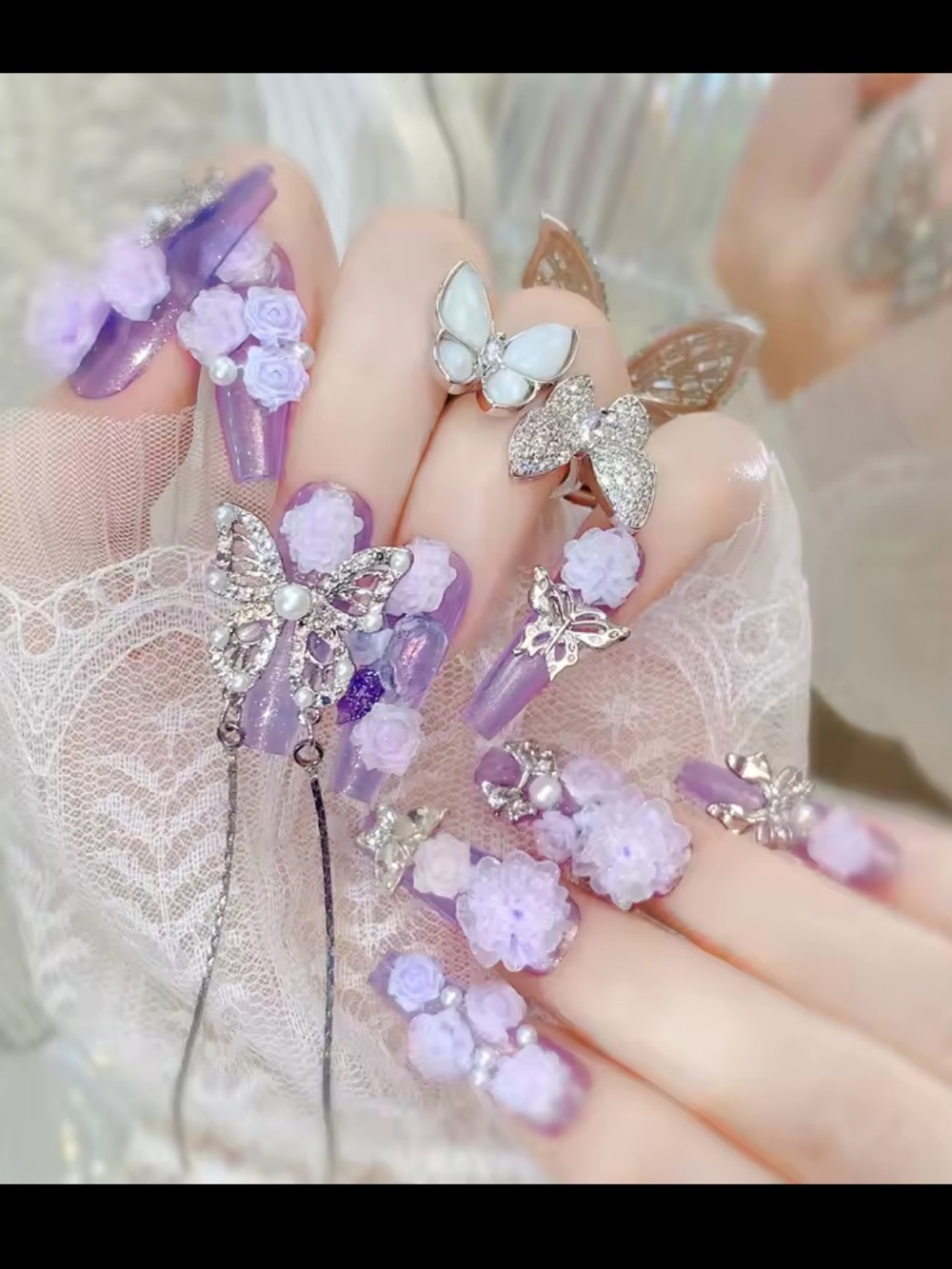 24 pcs nails natural delicate & comfortable reusable!